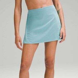 Lululemon Peek Pleat High-Rise Tennis Skirt Tidal Teal Skort Blue 14